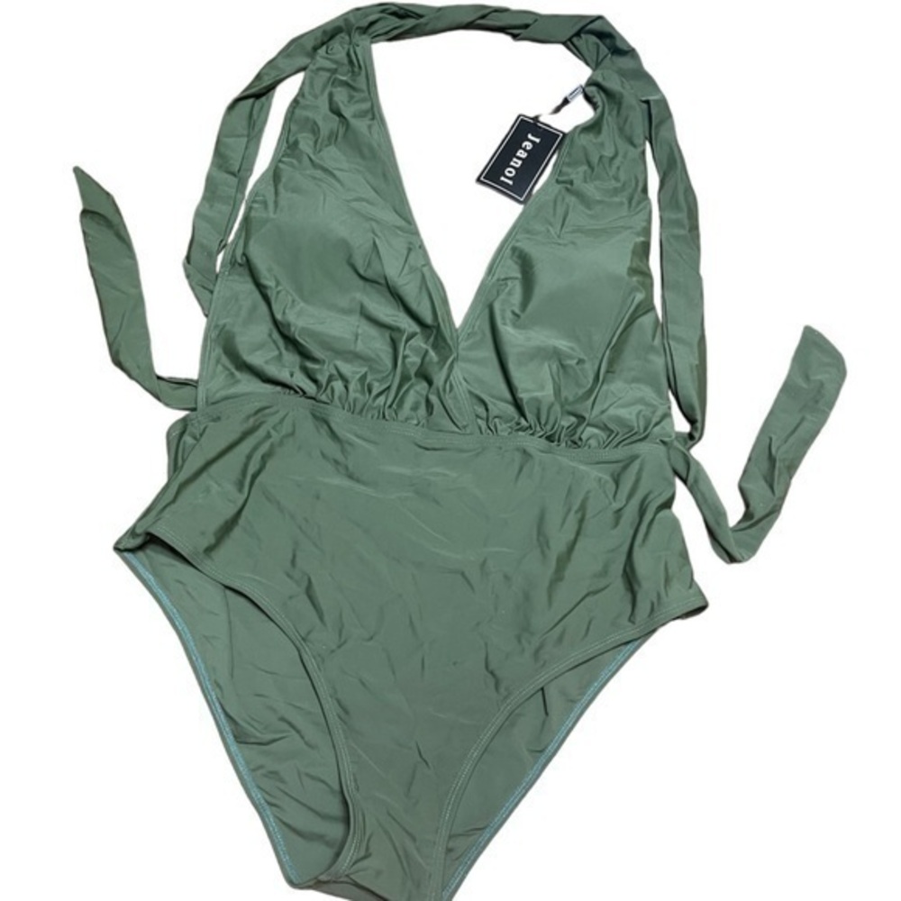 Jeanol Convertible One Piece Bathing Suit - Hunter Green - Size 2XL - NWT